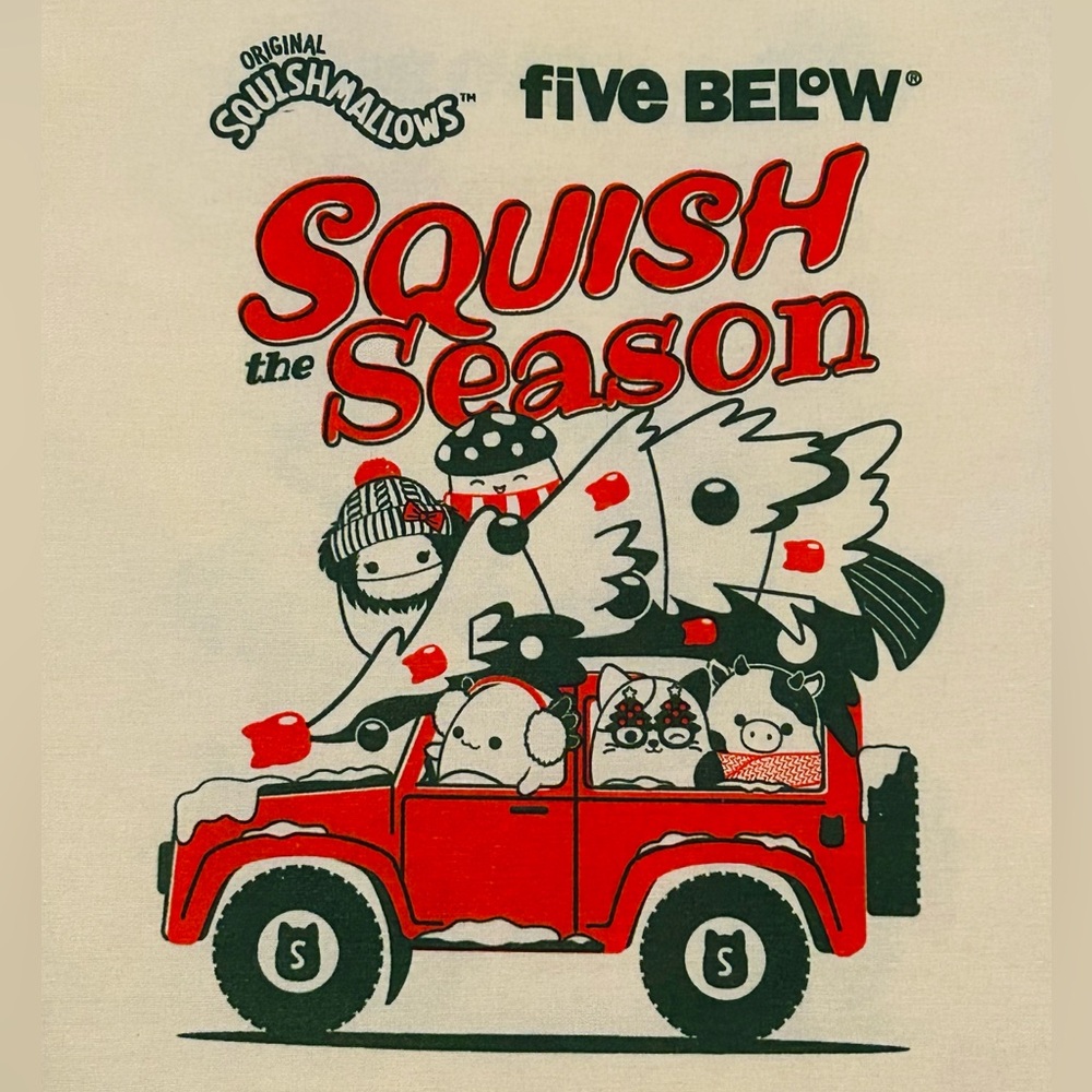 Squishmallows x Five Below Limited Edition “Squish the Season” Collectors Tote - Picture 2 of 3